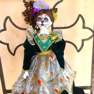 HALLOWEEN “DAY OF THE DEAD” Fun Horror Doll OOAK